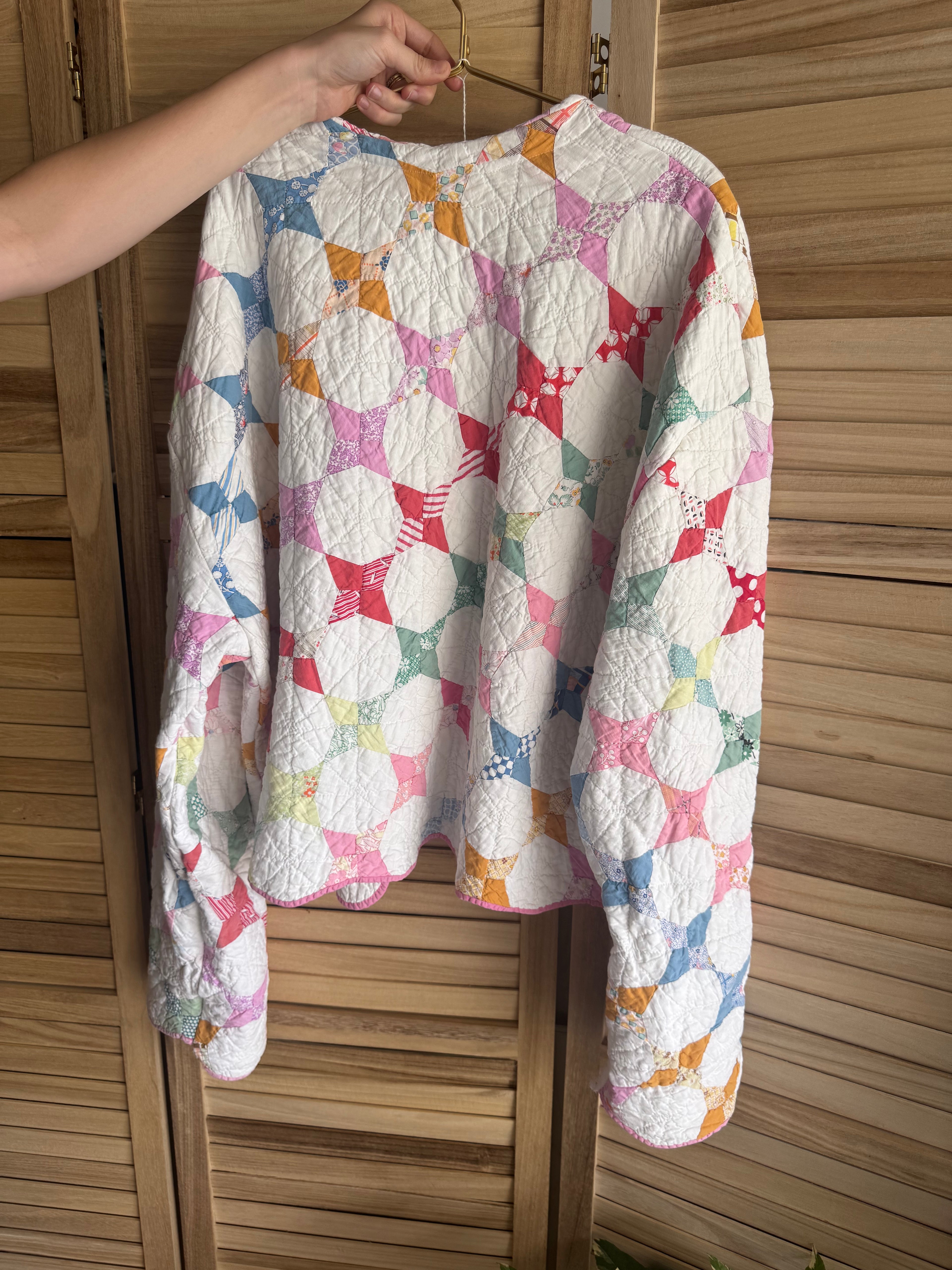 The Heritage Jacket | Rainbow Hummingbird with Scallops