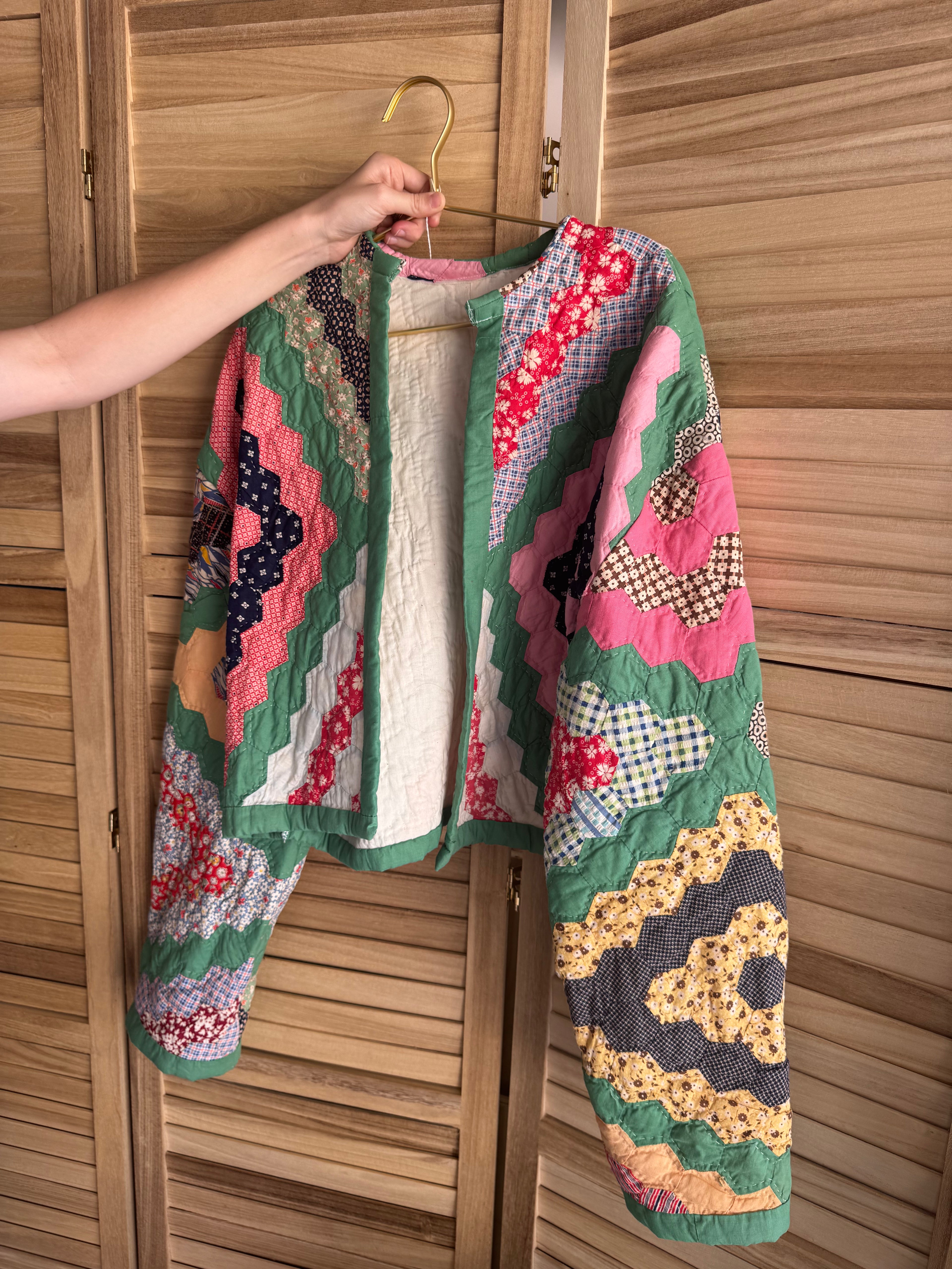 The Birdie Jacket | Green Marthas Grandmothers Garden