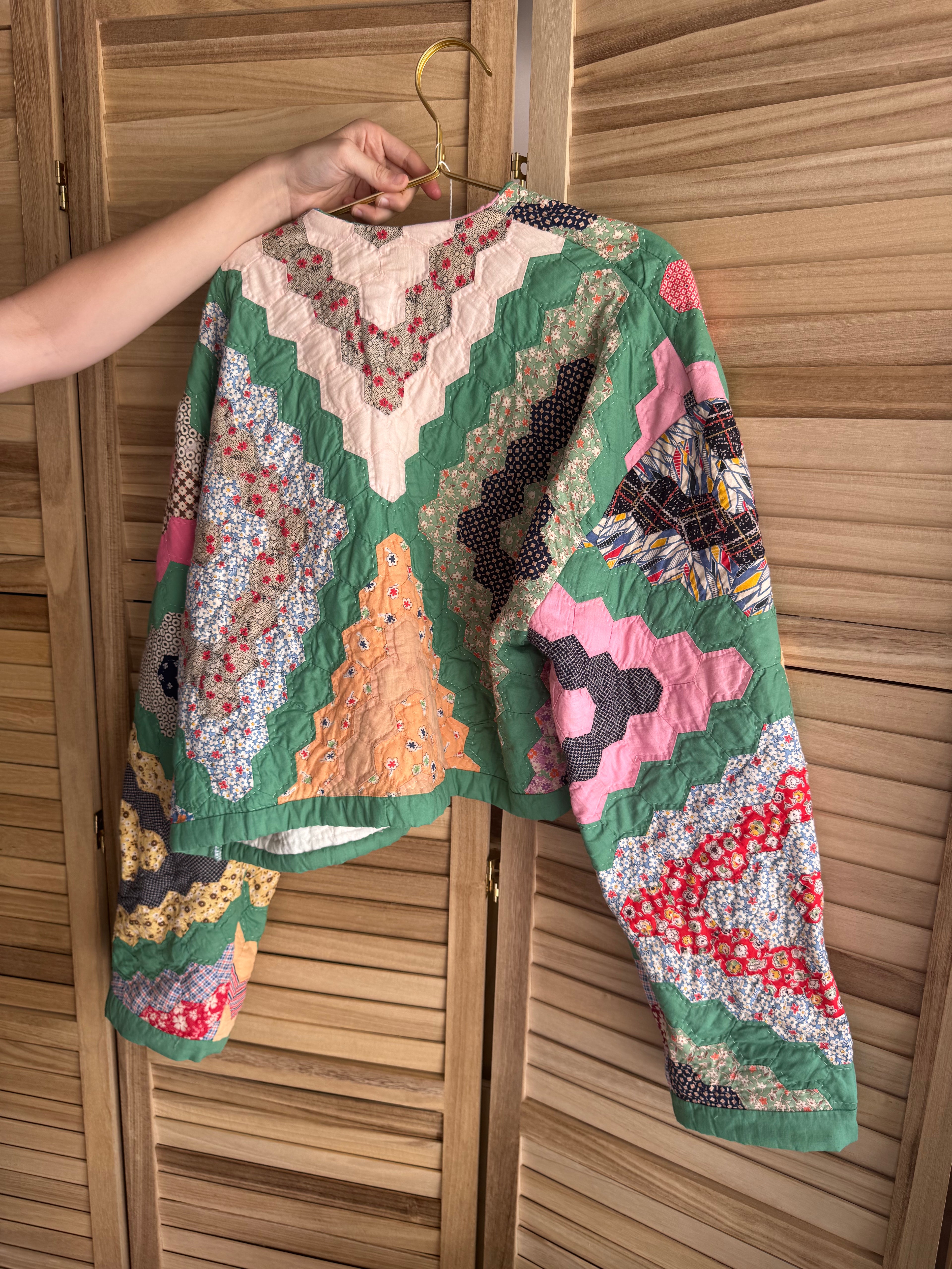The Birdie Jacket | Green Marthas Grandmothers Garden