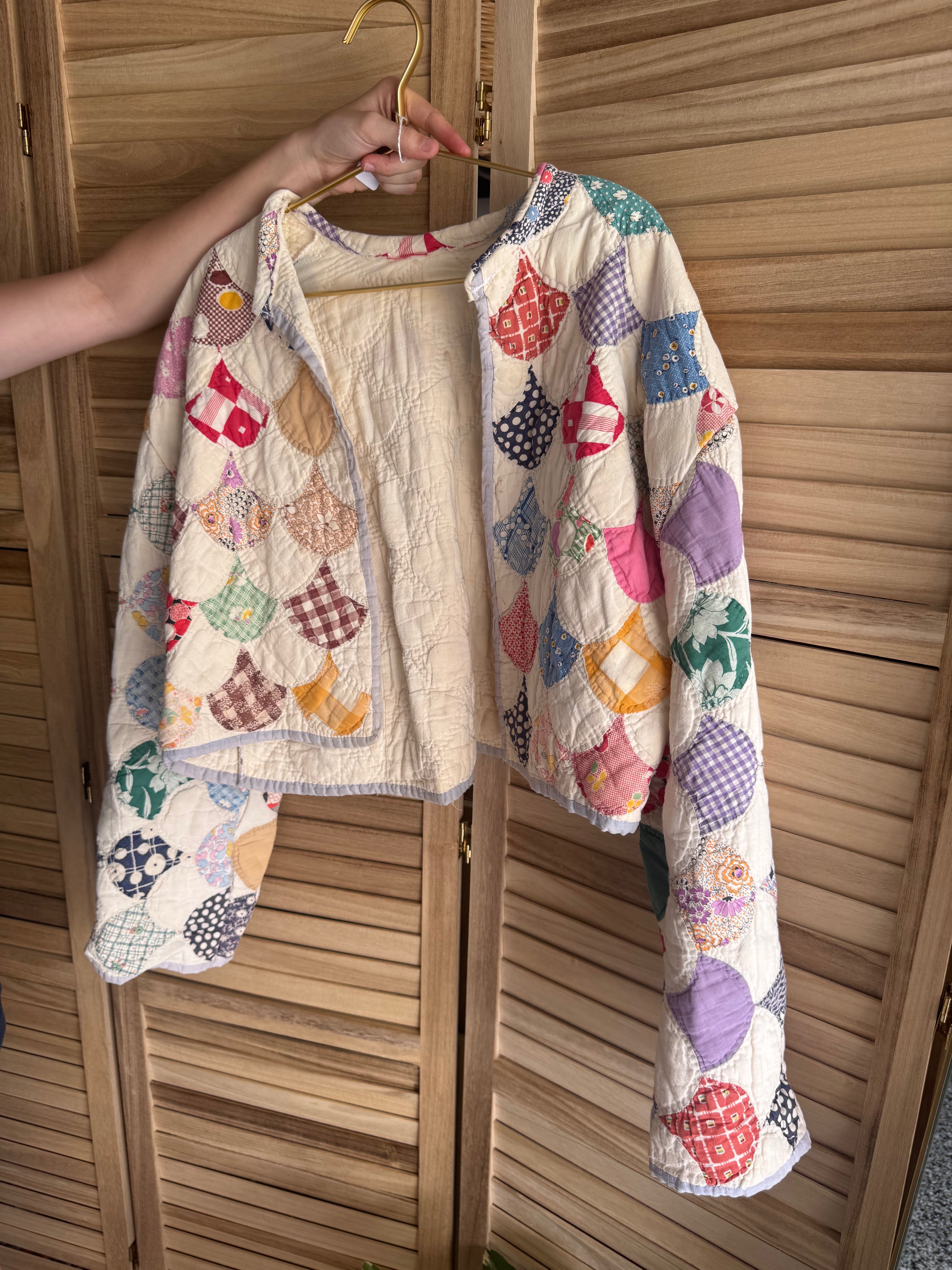 The Birdie Jacket | Ivory Scallop