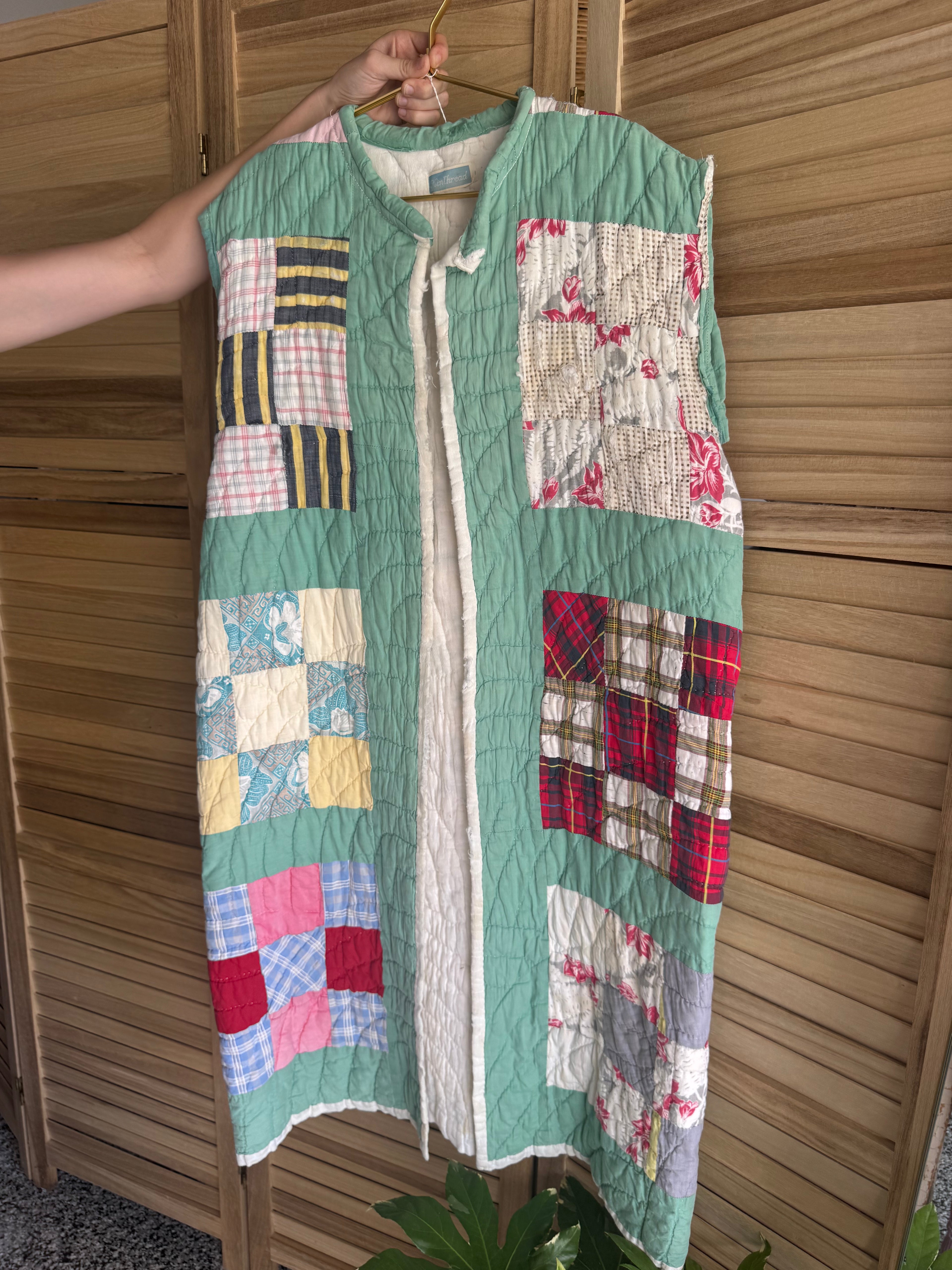 The Remnant Long Vest | Teal 9 Patch