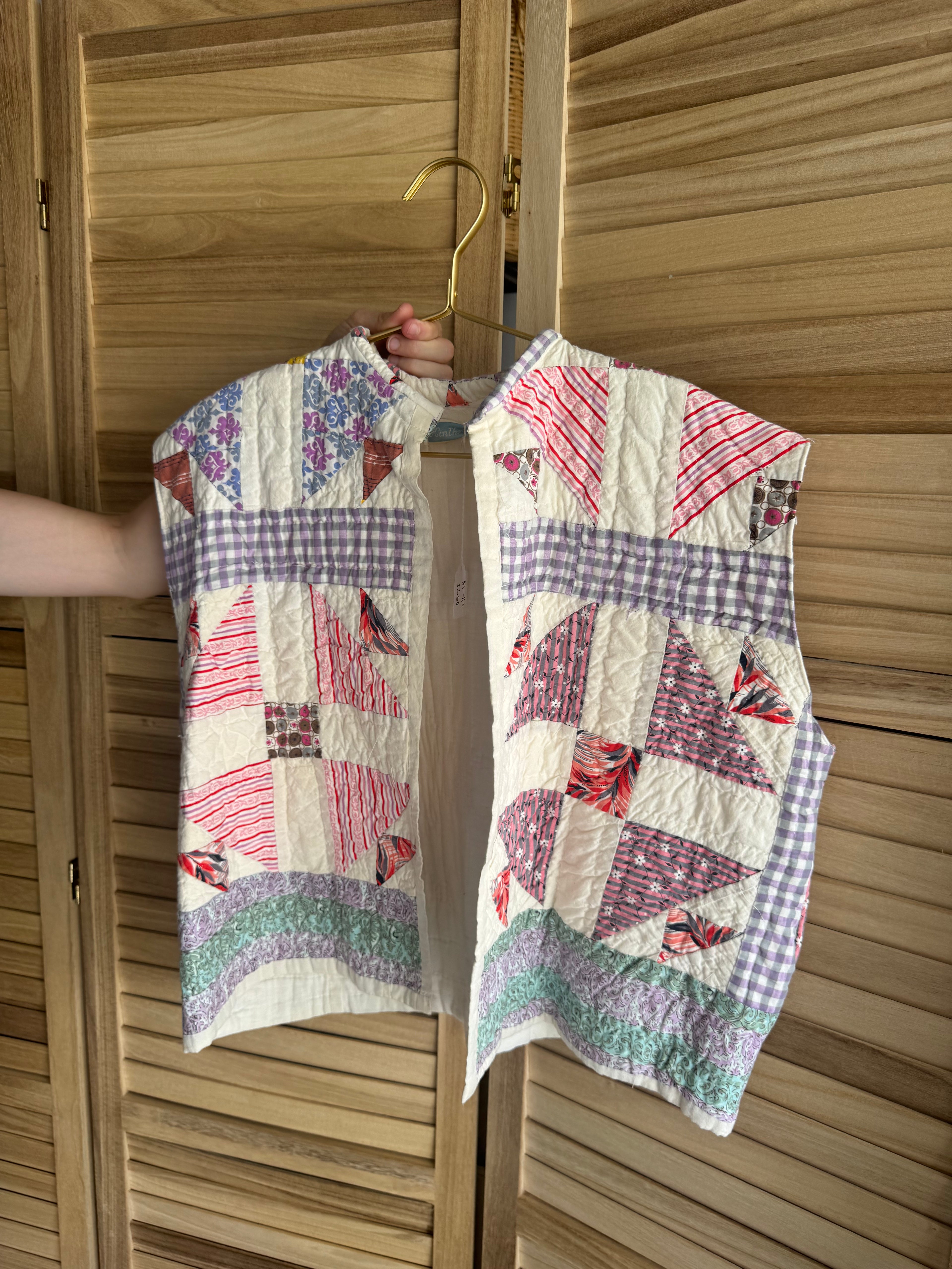 The Remnant Vest | Purple Gingham Lattice