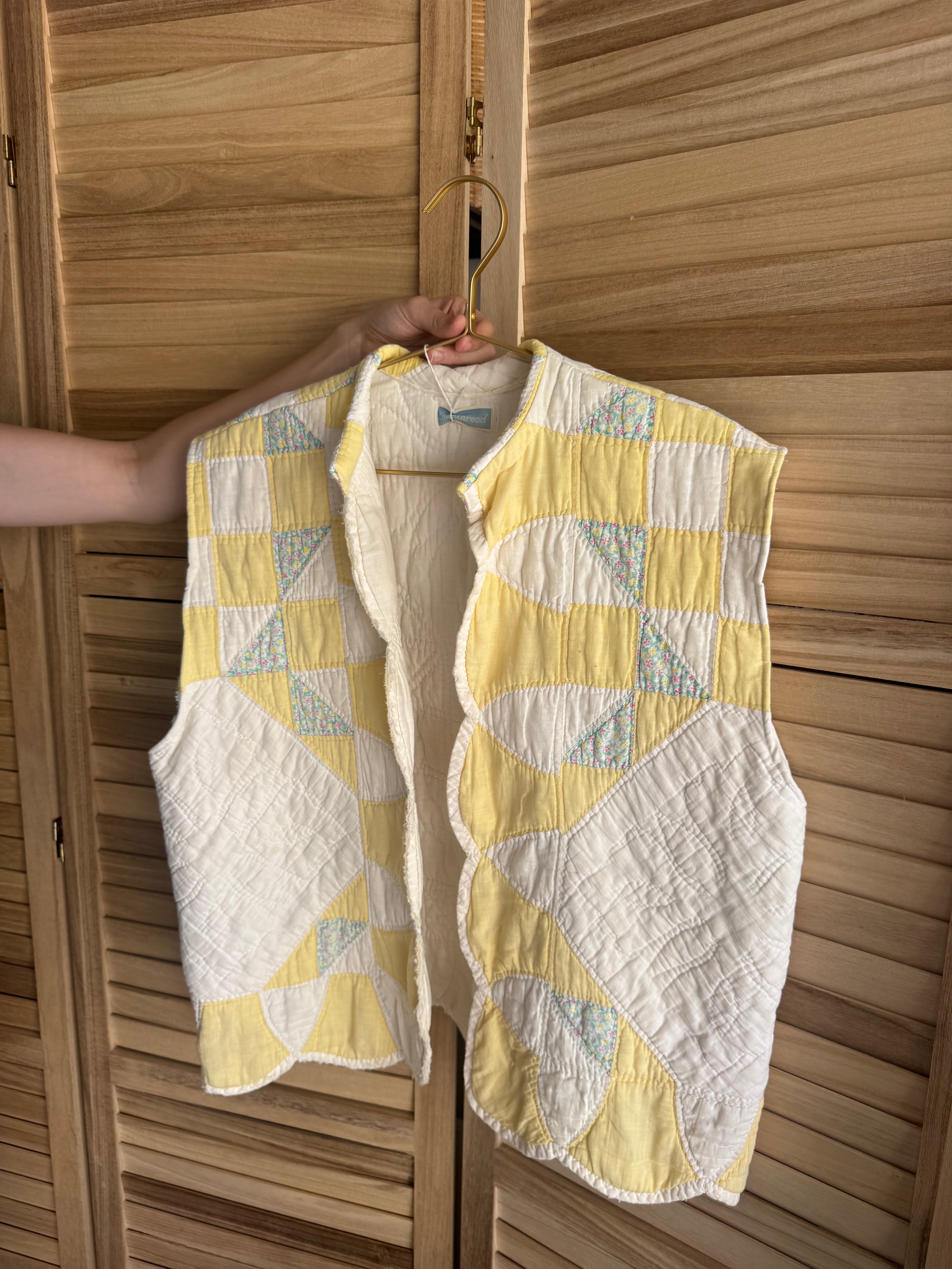 The Remnant Vest | Yellow Scallop
