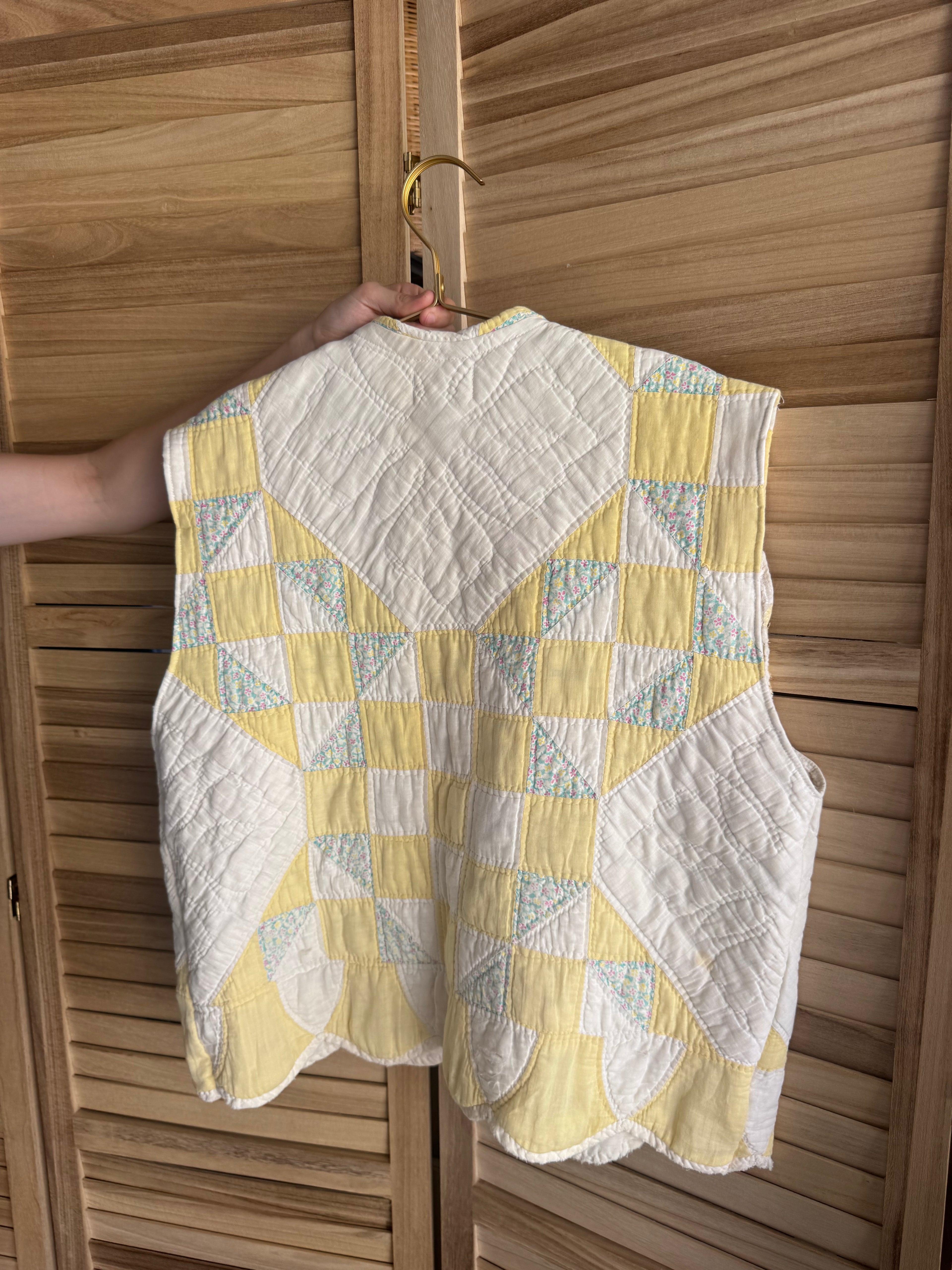 The Remnant Vest | Yellow Scallop