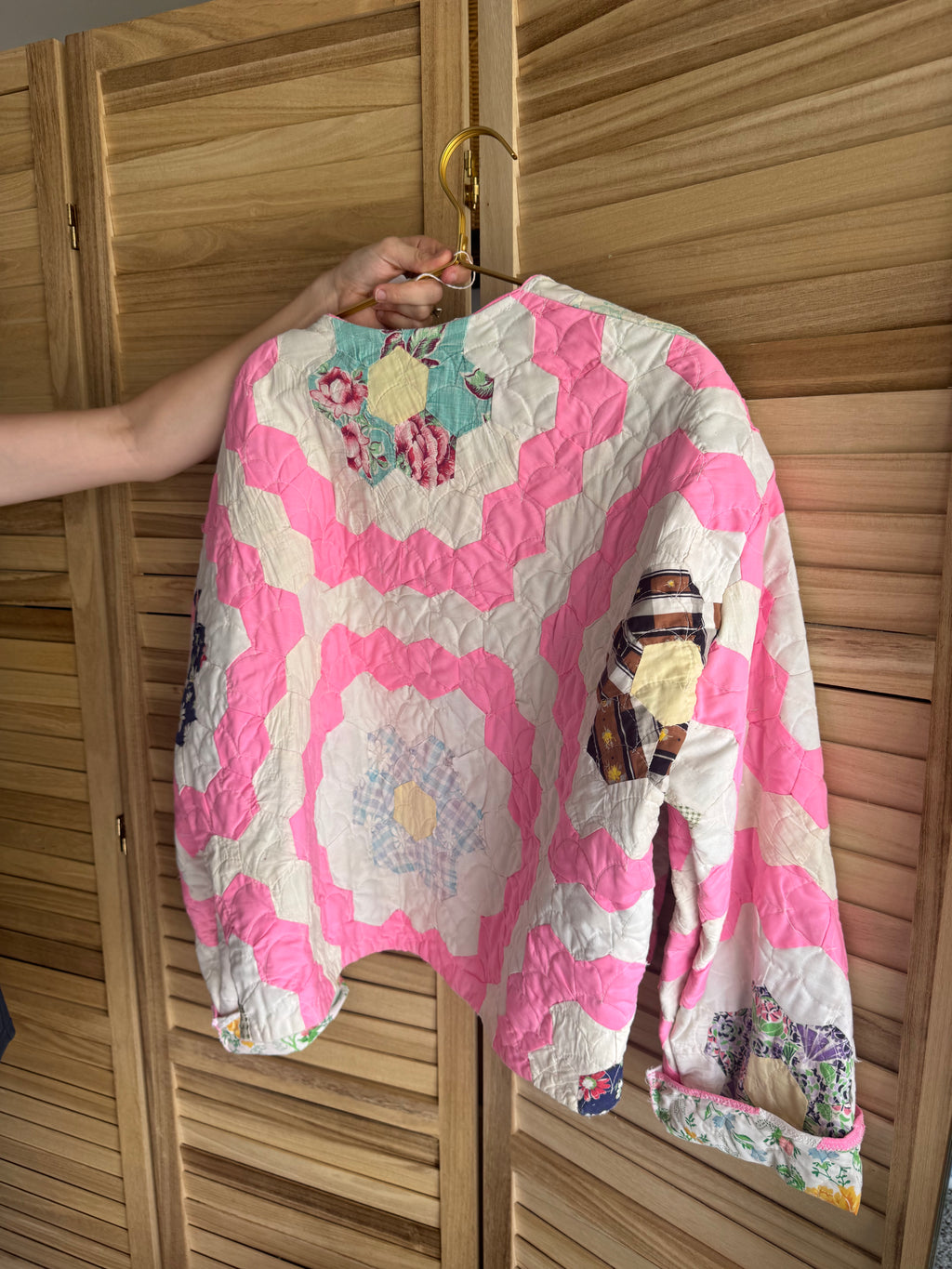 The Heritage Jacket | Pink & Floral Grandmothers Flower Garden