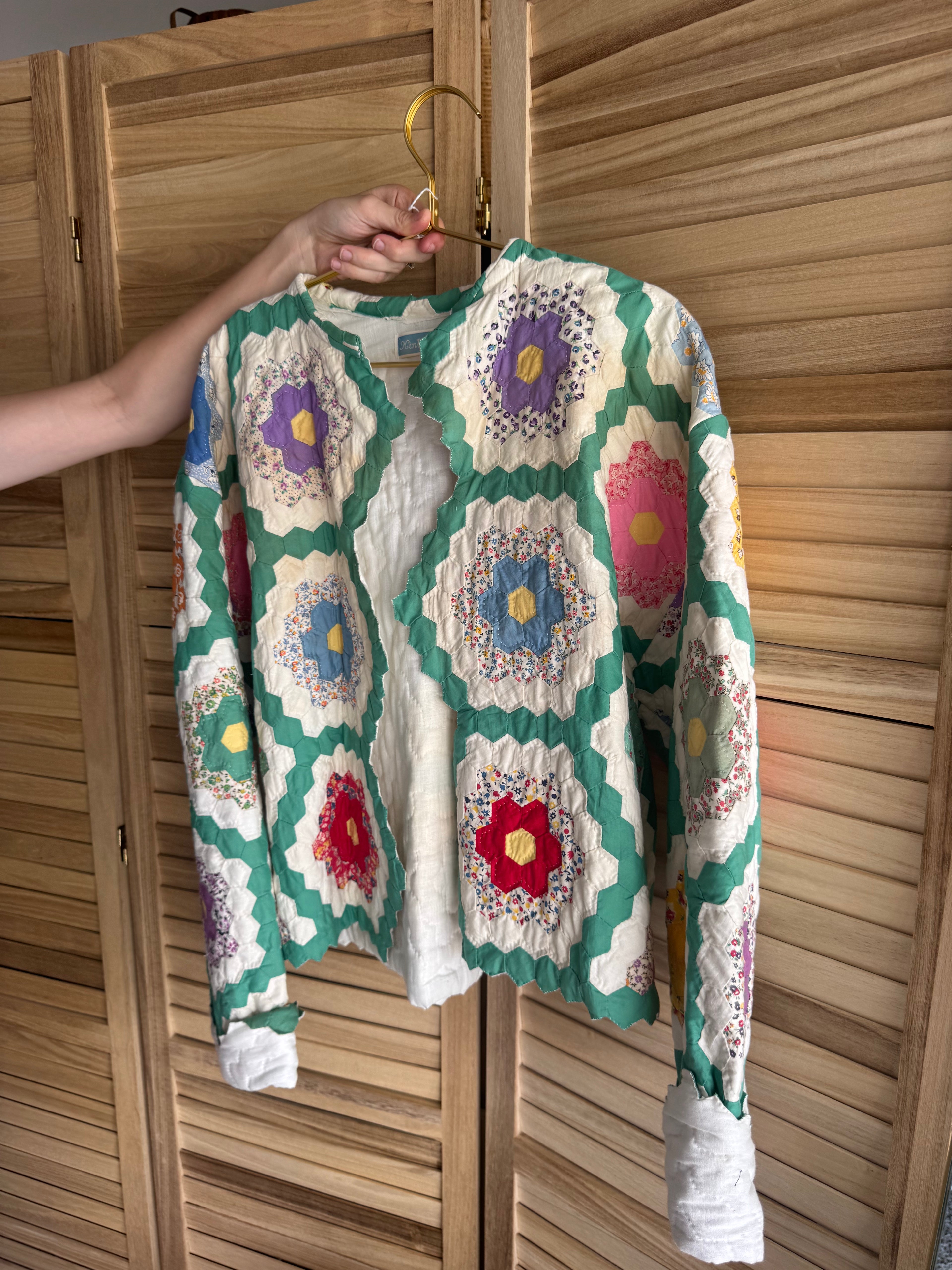 The Heritage Jacket | Green Grandmothers Flower Garden