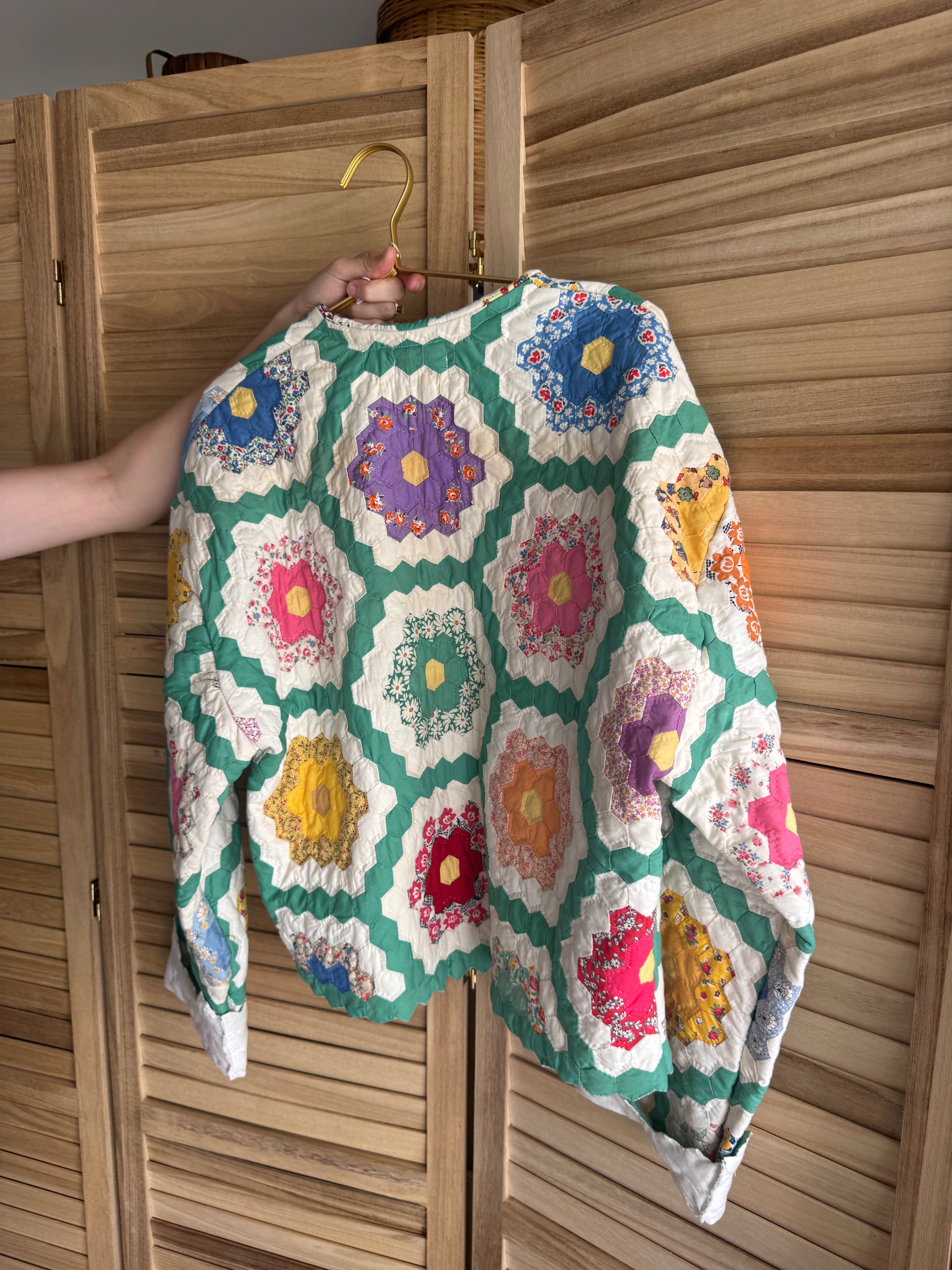 The Heritage Jacket | Green Grandmothers Flower Garden