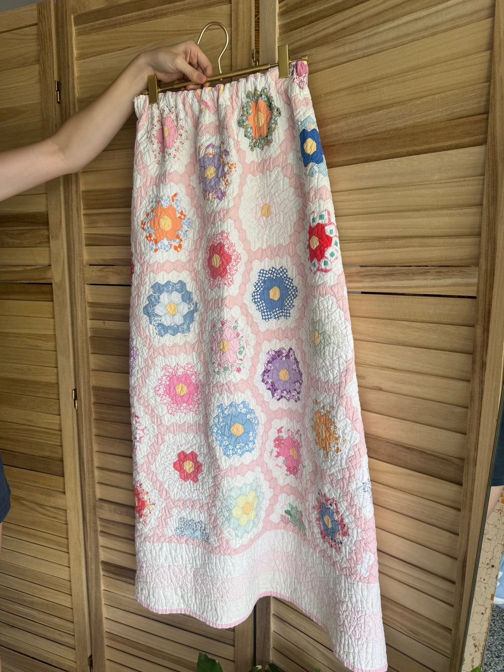 The Nest Maxi Skirt | Pink Grandmothers Flower Garden