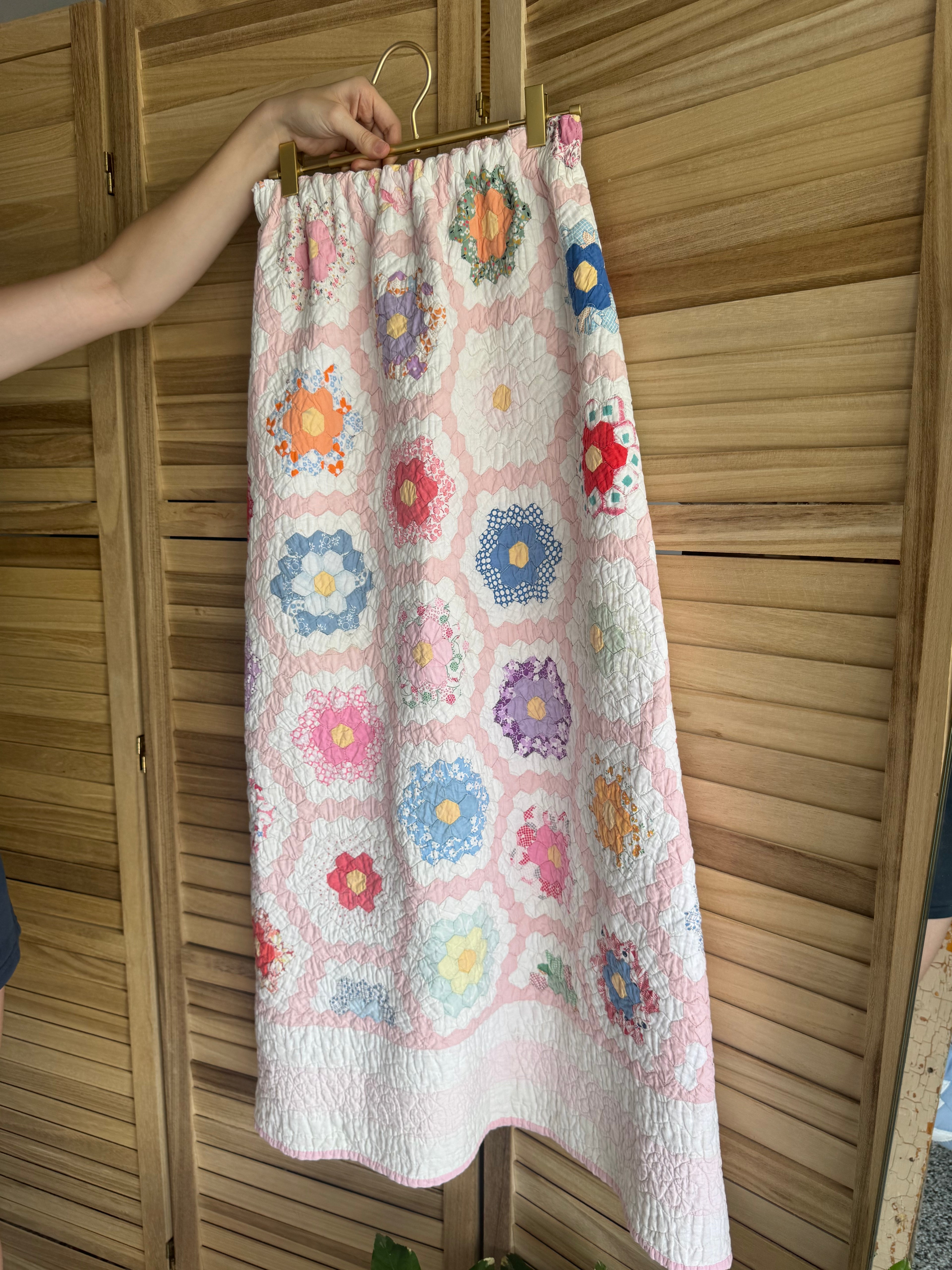 The Nest Maxi Skirt | Pink Grandmothers Flower Garden