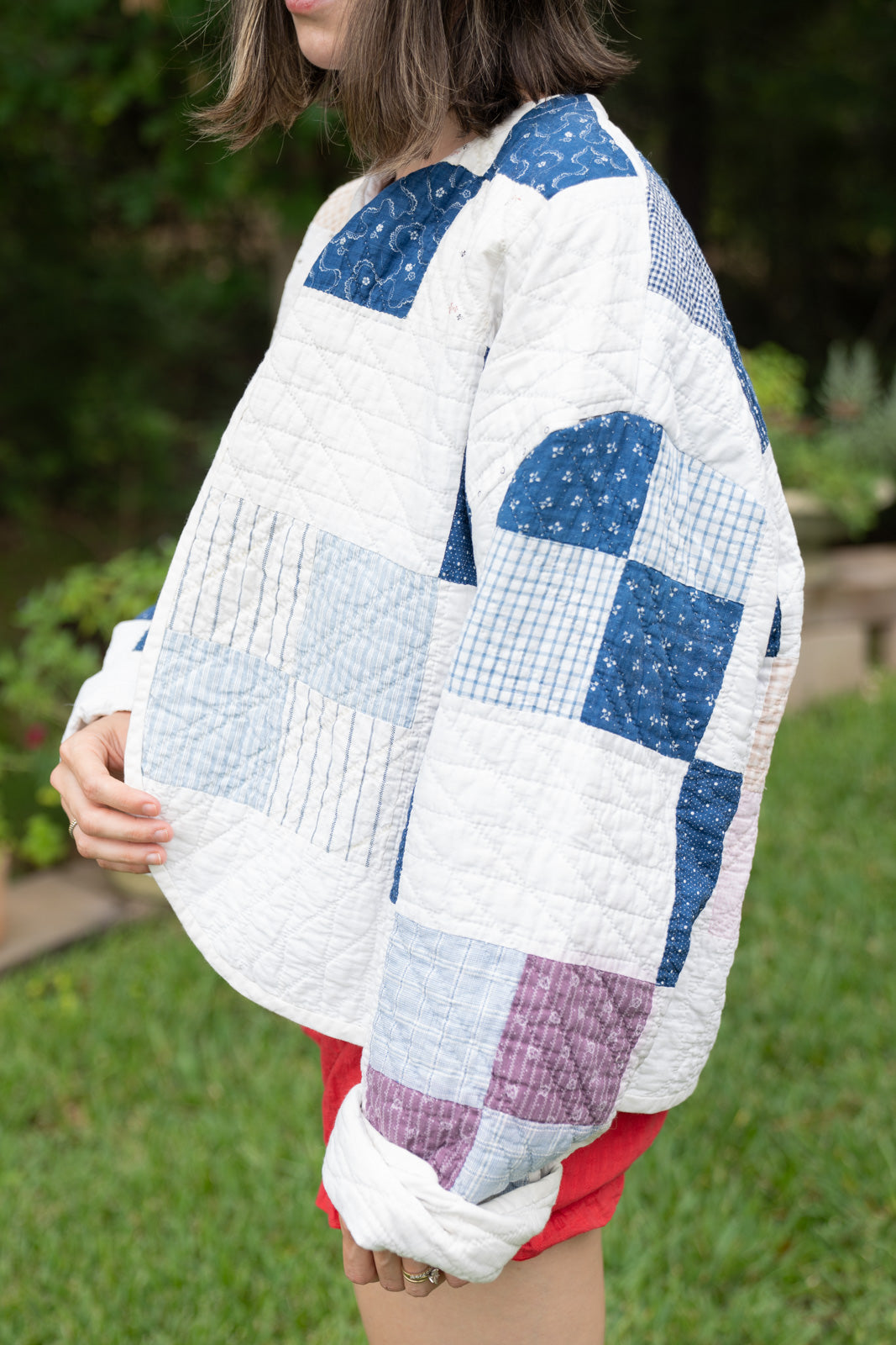 The Heritage Jacket | Blue & White Patch