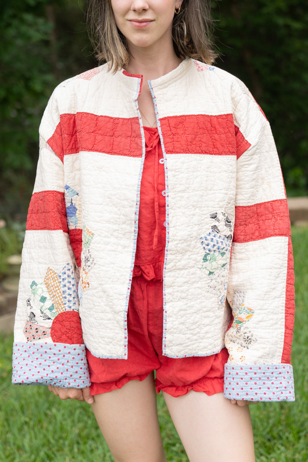 The Heritage Jacket | Red Dresden Plate
