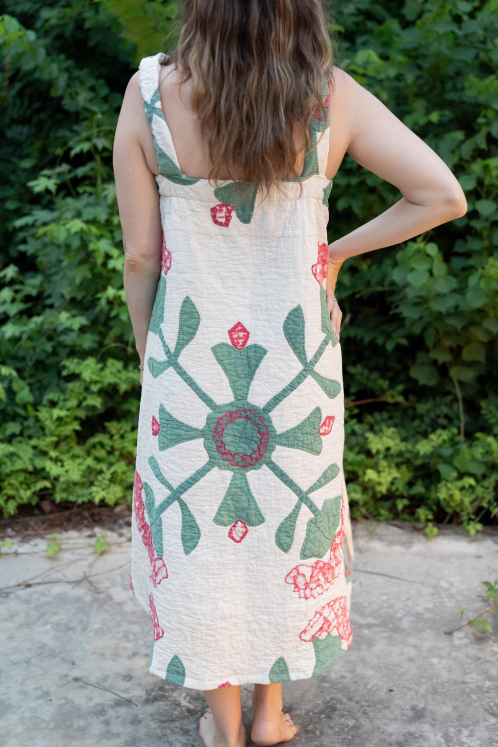 The Hearth Dress | Red Flower
