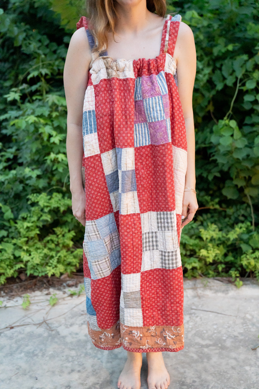 The Hearth Dress | Red Nine Patch
