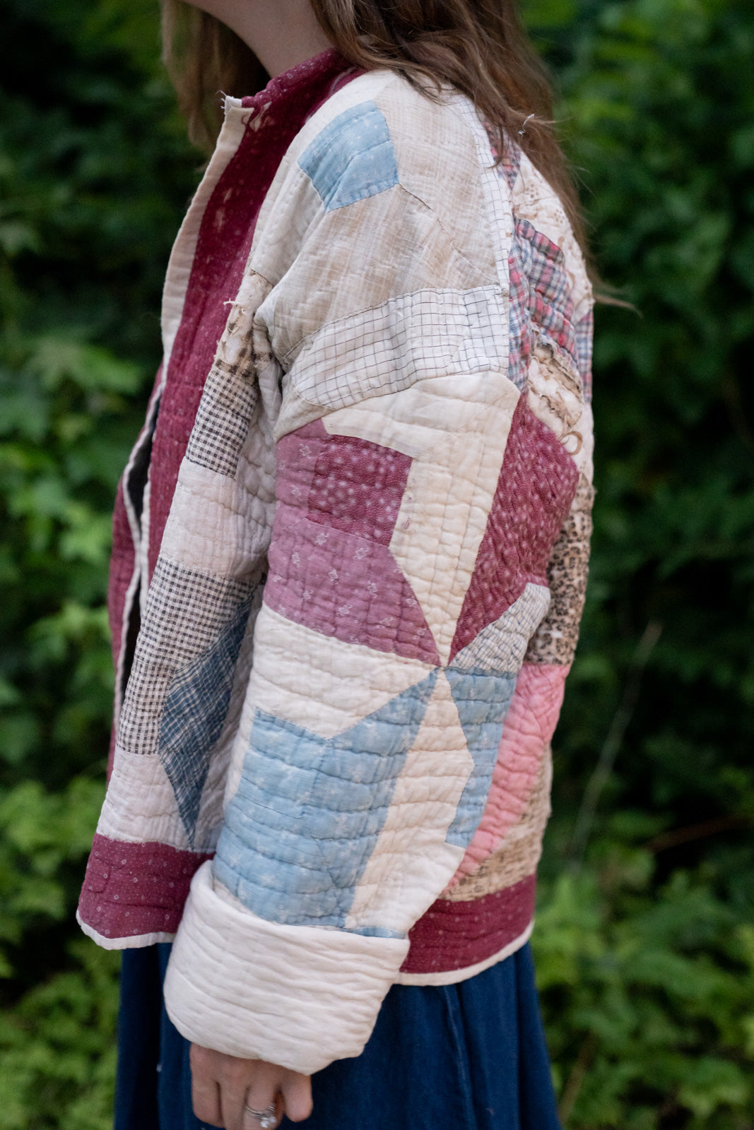 The Heritage Jacket | Maroon + Ivory