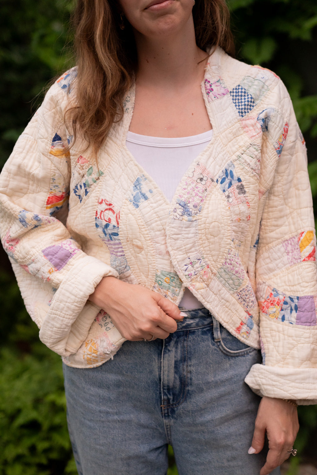 The Birdie Jacket | Ivory Wedding Ring
